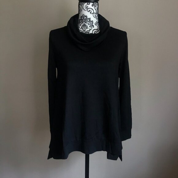 Willow Drive Cowl Neck Swing Top - Size Small - Black - Picture 4 of 7